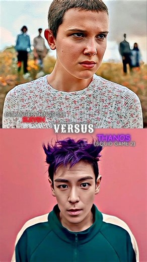 Eleven Fans= ❤️ Vs Thanos Fans= 💜 | Spam Comment 🕳️ | #strangerthings​​​​​​​​​​​​​​​ #squidgame​​