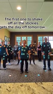 Who do you think won the Post-It Shake-Off!? 🤣🤣🎥Follow us for Behind the Scenes and more fun chaos! #rockriverdental #teambonding#dentalofficelife #postitchallenge | Rock River Dental