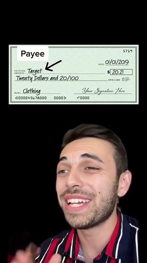 This is how you write a check