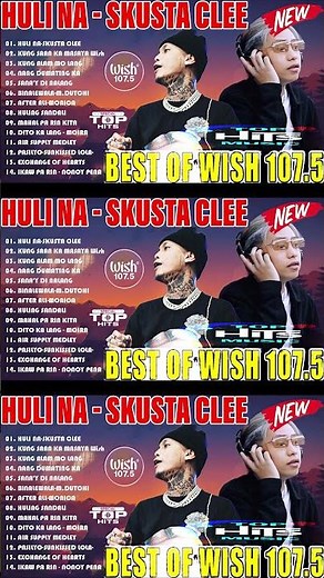 HULI NA X Skusta Clee 💥Top Trending Tagalog Songs Playlist - Best Of Wish 107.5 Playlist 2024...