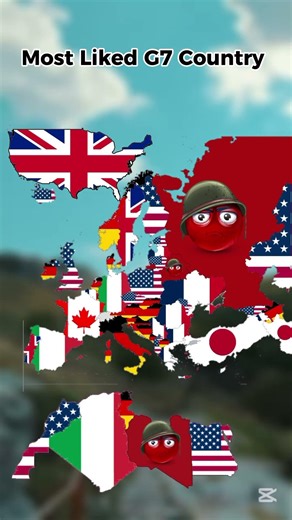 Most Liked G7 Country in Europe