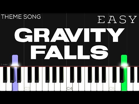 Gravity Falls Theme | EASY Piano Tutorial