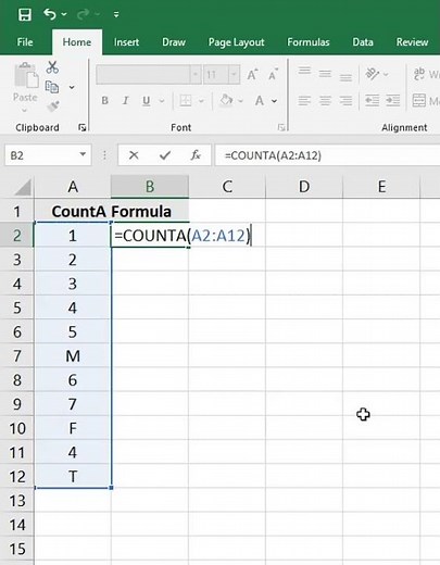 CountA Formula in Excel | Excel Shortcuts keys #excelzmn