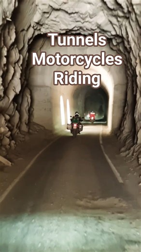 Tunnels Motorcycles Riding #bike #bikelover #advlife #אופנועים #viral