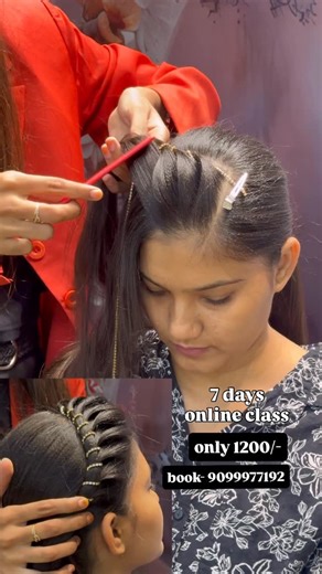 FALAK SHAIKH | *ONLINE... ONLINE* *Master Diploma in Pro* HAIR STYLE MASTER CLASS *DATE:* 22 To 28 February 2026 *TIME:* 11 TO 3 PM *FEES:* 1200/-... | Instagram