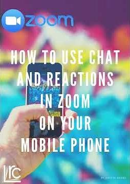 Using Zoom Chat and Reactions