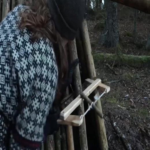 77K views · 1.4K reactions | Building a PRIMITIVE Bushcraft Log Cabin | Geo Stone Декоративен камен | Facebook