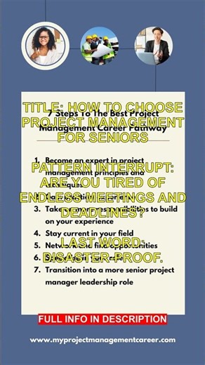 The How to Choose Project Management for Seniors Mystery #Shorts