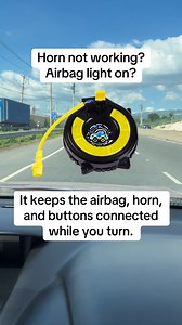 Airbag light non working horn is not something to ignore. A faulty clock spring can stop your airbag from deploying. Get it checked before it puts you at risk. #ClockSpring #AirbagLight #HornNotWorking #SteeringWheelControls #CarSafety | RCJ Mobile Mechanics