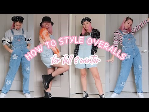 HOW TO STYLE OVERALLS FOR FALL/WINTER | 13 Styles