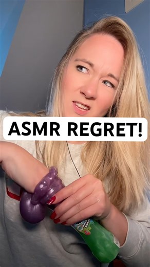 ASMR Gone Wrong: Relaxing Slime Turns Into a Toilet Sound Disaster 💩😳 #asmr #slime