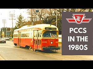 Carlton PCC Streetcars in Toronto 1986 | TTC Transit Rewind
