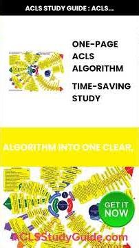 ACLS ALL IN ON ALGORITHM: ONE ALGO RULE THEM ALL: MUST LEARN, MUST MEMORIZE. GET THE PRINTABLE
