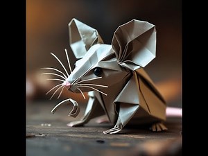 How to Make an Origami Mouse | Easy Paper Mouse Tutorial for Beginners