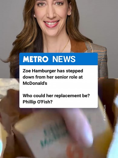 Zoe Hamburger has stepped down from her role as chief restaurant officer at the UK arm of McDonald's after just 18 months in the job. While her new role is unknown, it's hard to know if she'll find anywhere as fitting... #macdonalds #hamburger #maccies #bigmac #nuggets