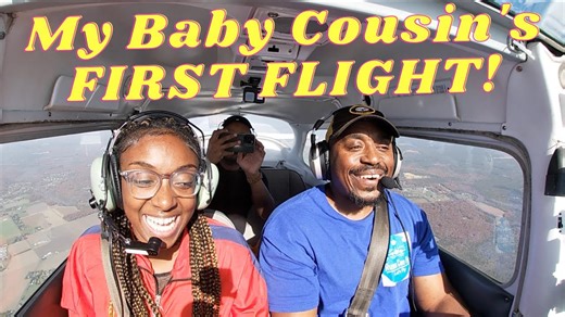 Baby Cousin’s First Small Plane Flight Reaction