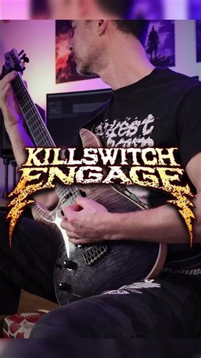 KSE - "My Last Serenade" | guitar cover | Riff 1 side view #killswitchengage