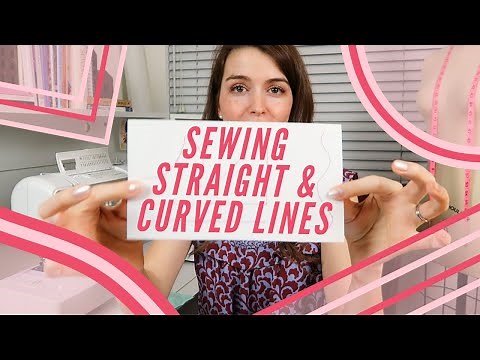 3 TIPS for Sewing Straight & Curved Lines | Sewing Machine Basics