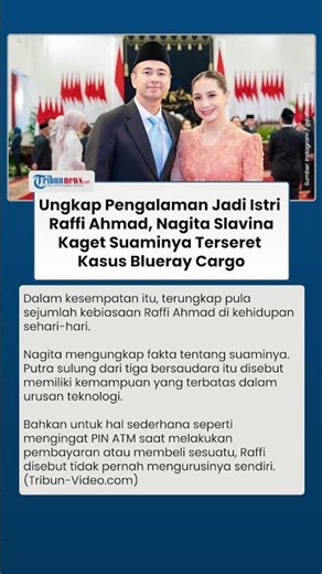 Nama Raffi Ahmad Disebut di Kasus Blueray Cargo, Nagita Slavina Kaget dan Cerita Jadi Istrinya