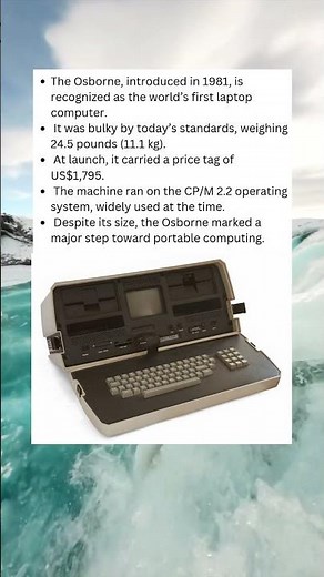 Der erste Laptop der Welt: Osborne 1 💻📜