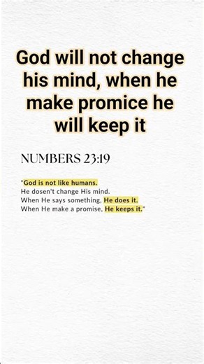 Numbers 23:19 #biblestorieshub