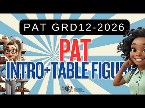 Mastering Phase 1 – Grade 12 CAT PAT 2026: Introduction & Table of Figures