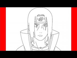 How To Draw Itachi Uchiha From Naruto - Step By Step Drawing