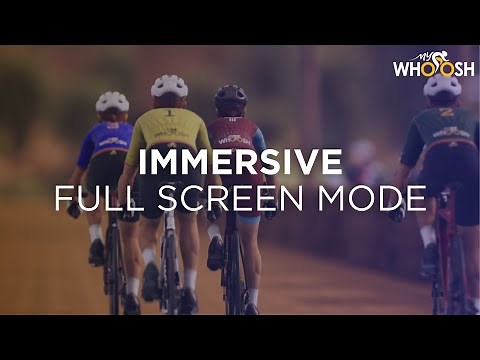 MyWhoosh Immersive Full Screen Mode