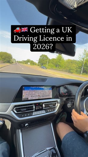 UKShuke - Official account on Instagram: "I made a complete video on my YouTube channel - UKShuke! Check for complete detail video. This is just Step-by-step guide to get UK Driving Licence in 2026 👇 1️⃣ Apply for Provisional Licence • Apply online on GOV.UK • You must be 17+ and have valid UK visa & address 2️⃣ Prepare for Theory Test • Study Highway Code • Learn road signs & hazard perception • Book theory test (multiple choice + hazard video) 3️⃣ Pass Theory Test • Valid for 2 years • You mu