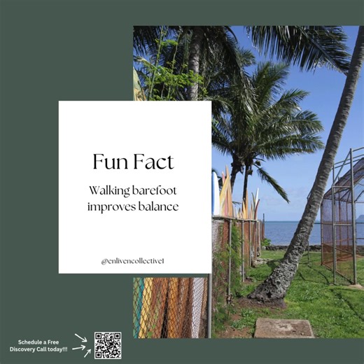 禮 Walking Barefoot Improves Balance Why it matters: Modern life has...