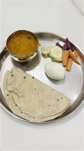 Today’s Dinner, roti with daal✨