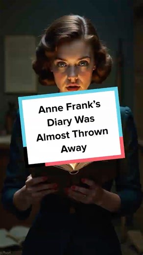 Anne Frank's Diary Was Almost Thrown Away