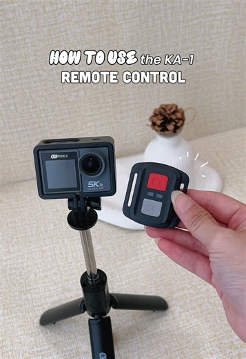 this is a tutorial: how to use the KA-1 remote control 📸