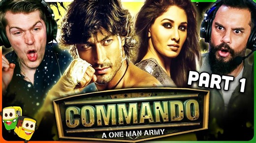 Commando : A One Man Army (part 1) Movie Reaction! | Vidyut Jammwal | Pooja Chopra