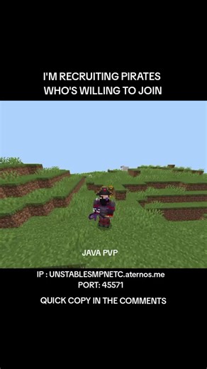 Reclutamiento de Piratas para Servidor JAVA PVP