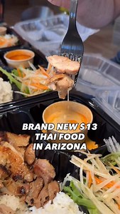 BRAND NEW $13 THAI FOOD SPOT IN ARIZONA! If you love @thairecipebistro in Phoenix, you have to check out their new concept in Tempe right by ASU! At @thairicetable all of the meals are only $13.95 and everything is so good and full of flavor! They are super quick and portions are BIG! Let us know if you check them out! 📍Rice Table 825 W University Dr Tempe, AZ 85281 #arizona #thaifood #tempe #azfood #thai #phoenix #asu #newfood #azdatenight #brandnew | Hungry Hotline