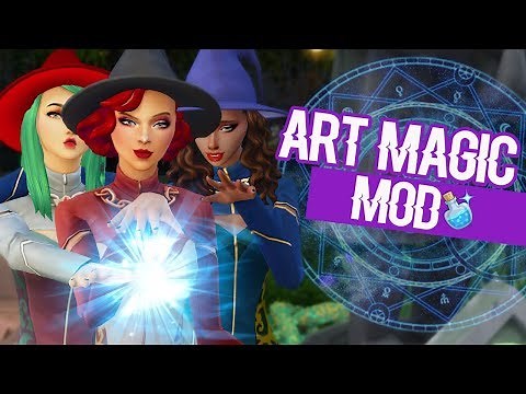 🔮¡¡MÁS MAGIA en Los SIMS 4!!🔮 | Art Of Magic MOD REVIEW ESPAÑOL | The Sims 4 MODS Español
