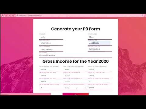 KRA ITAX HOW TO MAKE YOUR OWN P9 FORM EASY
