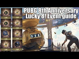 PUBG: 8th Anniversary Lucky 8! Event - easy guide
