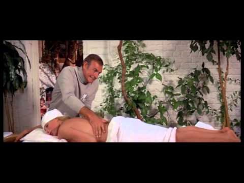 Never say Never Again (1983). Kim Basinger gets massaged by Sean Connery / JAMES BOND 007
