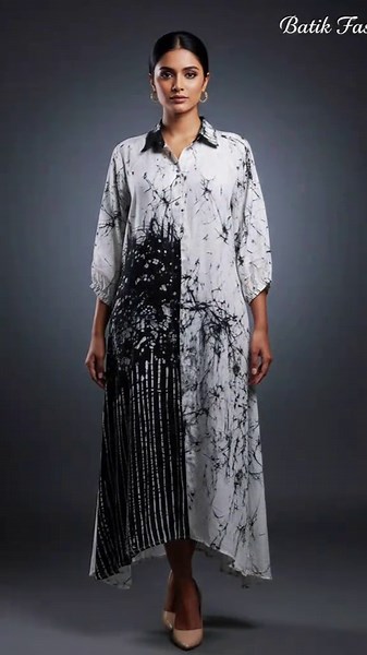 Elegant Silk Frock Styles