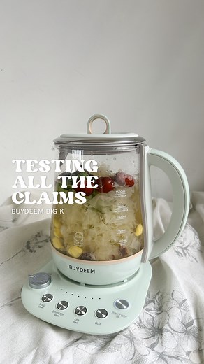 🔥 Introducing the Buydeem Big K Multi-functional health pot: The Ultimate Kitchen Showdown! 🔥 Hey there, modern homemakers! 🏡 Are you ready for some kitchen magic? We're diving into the heart of our Modern Home QC lab to put the Buydeem Big K through its paces! 🍲☕ Test 1: One-touch Cooking No more guessing games! Buydeem's 9-in-1 technology and handy presets take the guesswork out of cooking. Whether it's tea, soup, or your secret recipe, it knows the perfect temperature and steep time. No m