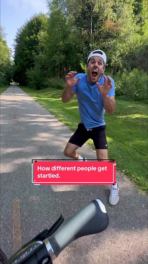 How different people get startled.
