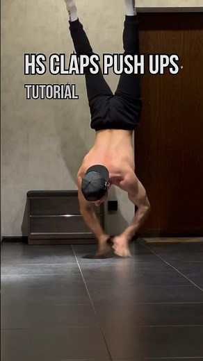 Handstand Push Ups with Claps Tutorial