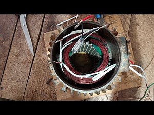 2 HP 2 Phase Motor Winding with Connection is live! @electriclearn