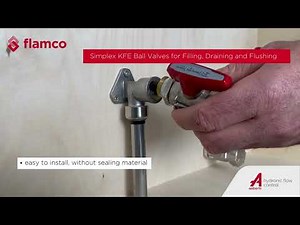 KFE Ball Valves - Easy to install, without sealing material