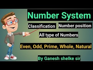 Number system : compete information about all numbers/ सर्व संख्येची माहिती मराठी मध्ये