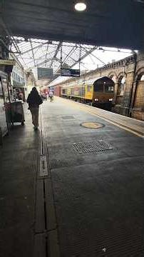 class 66 comes through platform 11 at crewe #rare #train #trainspotting #trainspotter #class66
