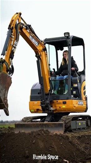 Watch Her Take Over a Mini Excavator!