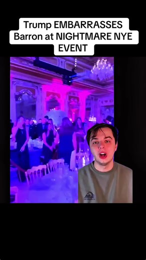 Trump EMBARRASSES Barron at NIGHTMARE NYE EVENT #donaldtrump #embarrassed #nightmare #fyp